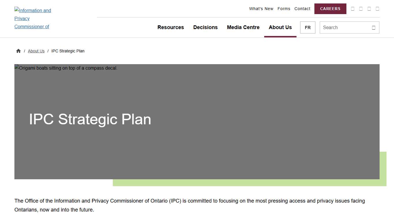 IPC Strategic Plan Information and Privacy Commissioner of Ontario