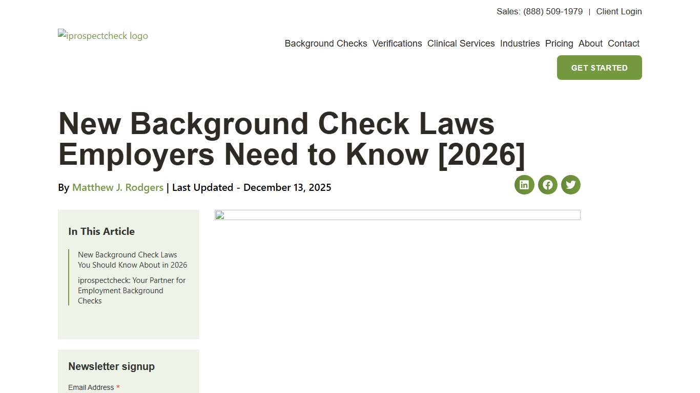 New Background Check Laws Employers Need to Know [2026] - iprospectcheck